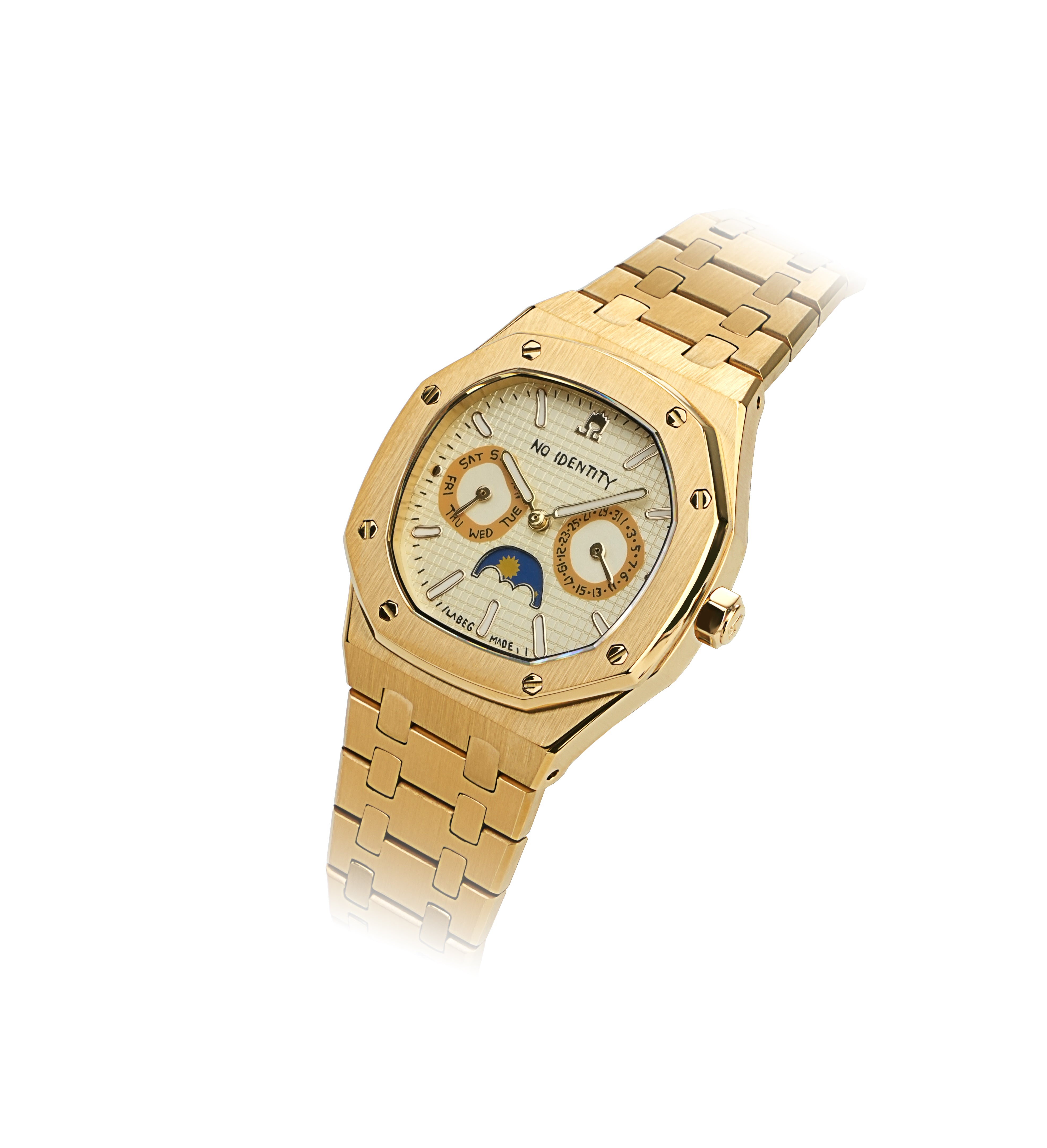 Octo 36 Cream Yellow Gold