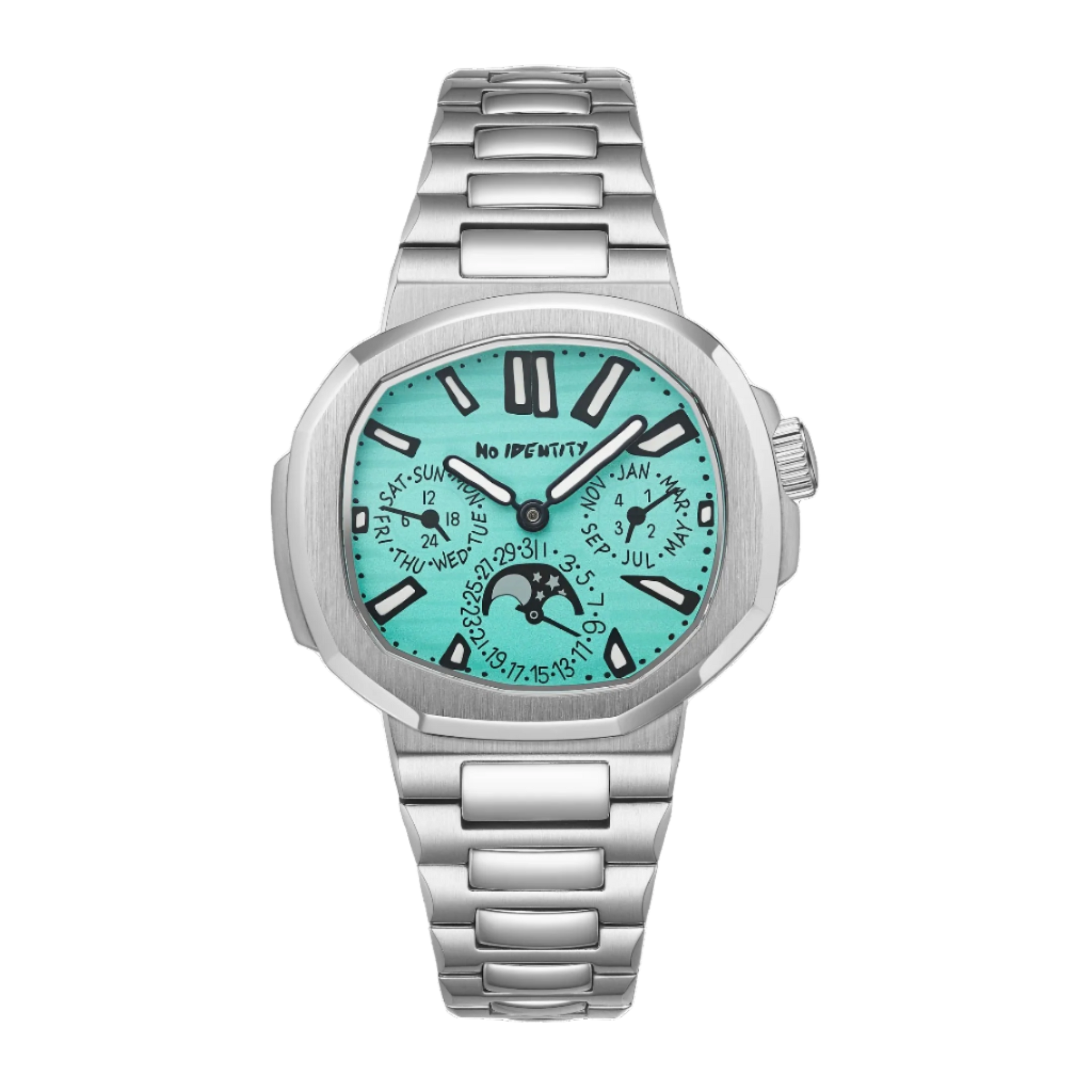 Arctic Noidilus | Custom Steel Automatic Sports Watch – NO IDENTITY