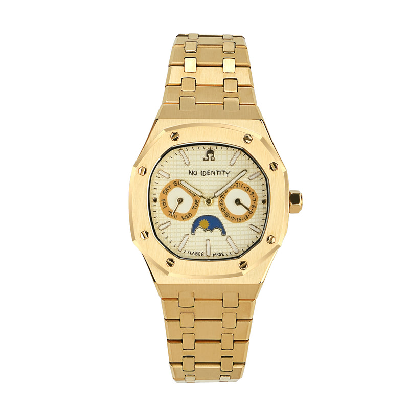 Octonoid 36 Cream Yellow Gold